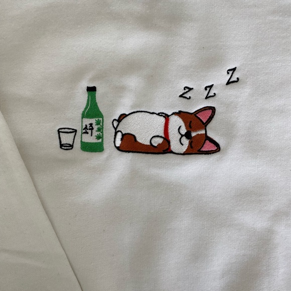 Soju Lovers Embroidered Sweatshirt - Picture 2 of 4